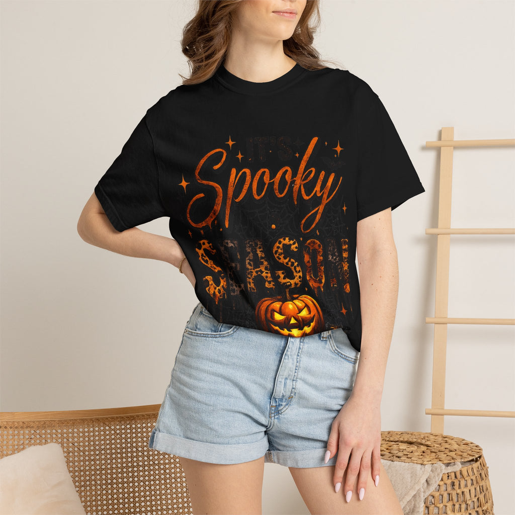 It's Spooky Season Halloween Graphic T-Shirt | Cute Fall Pumpkin Tee | Unisex Halloween Shirt