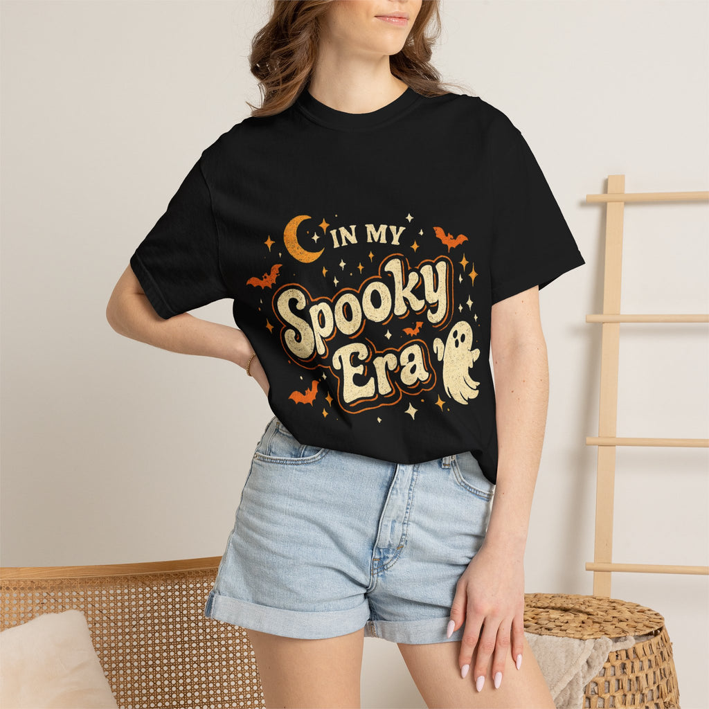 In My Spooky Era Retro Halloween T-Shirt | Cute Ghost Fall Graphic Tee | Vintage Halloween Shirt b