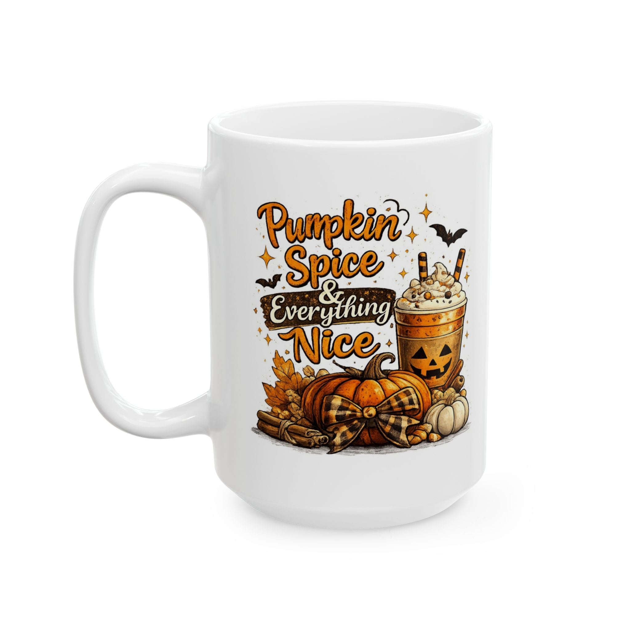 Pumpin Spice & Everything Nice Fall Coffee Mug | Halloween Ceramic Mug