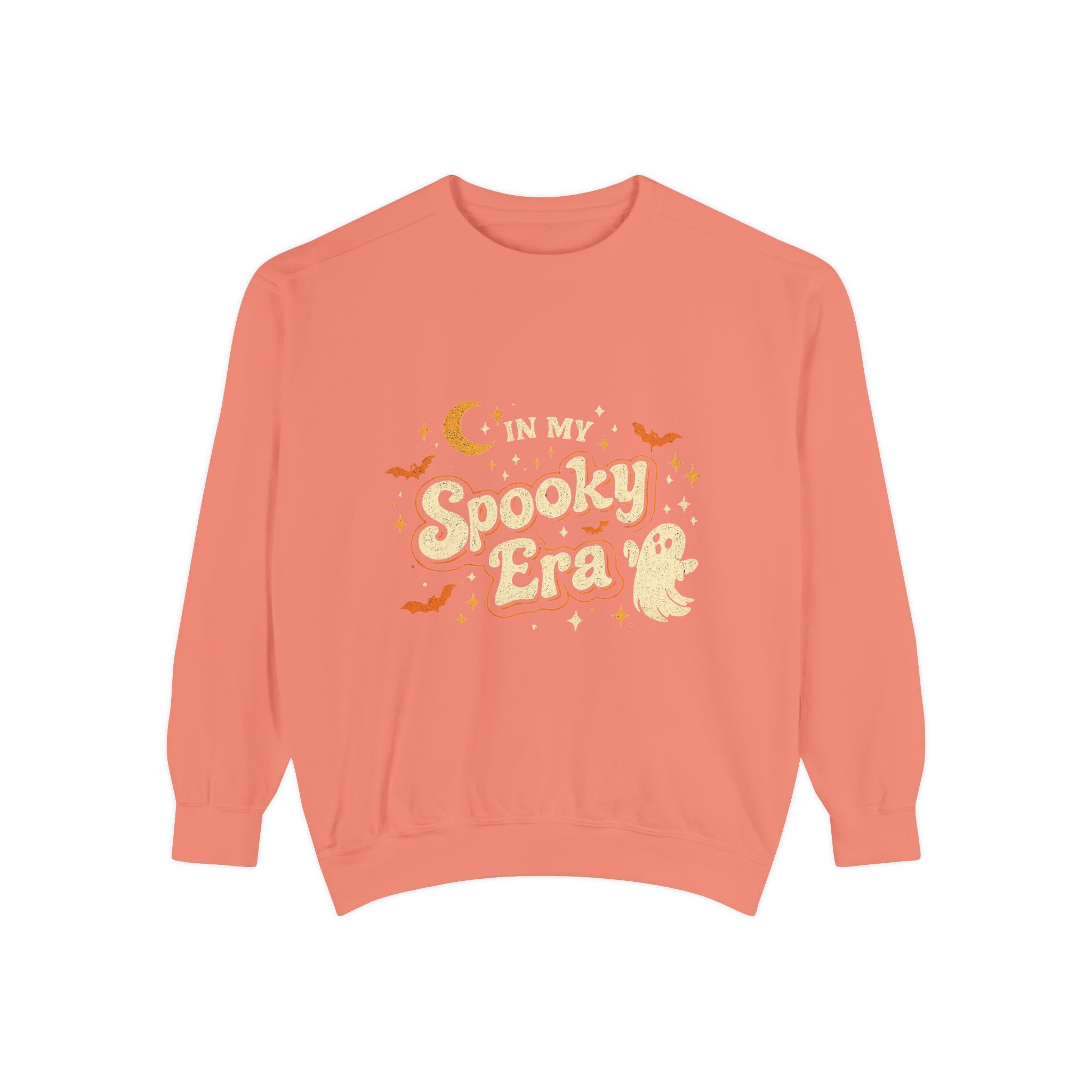 In My Spooky Era Crewneck Sweatshirt — Cute Ghost Halloween Sweatshirt | Vintage Fall Graphic Pullover | Cozy Autumn Sweatshirt