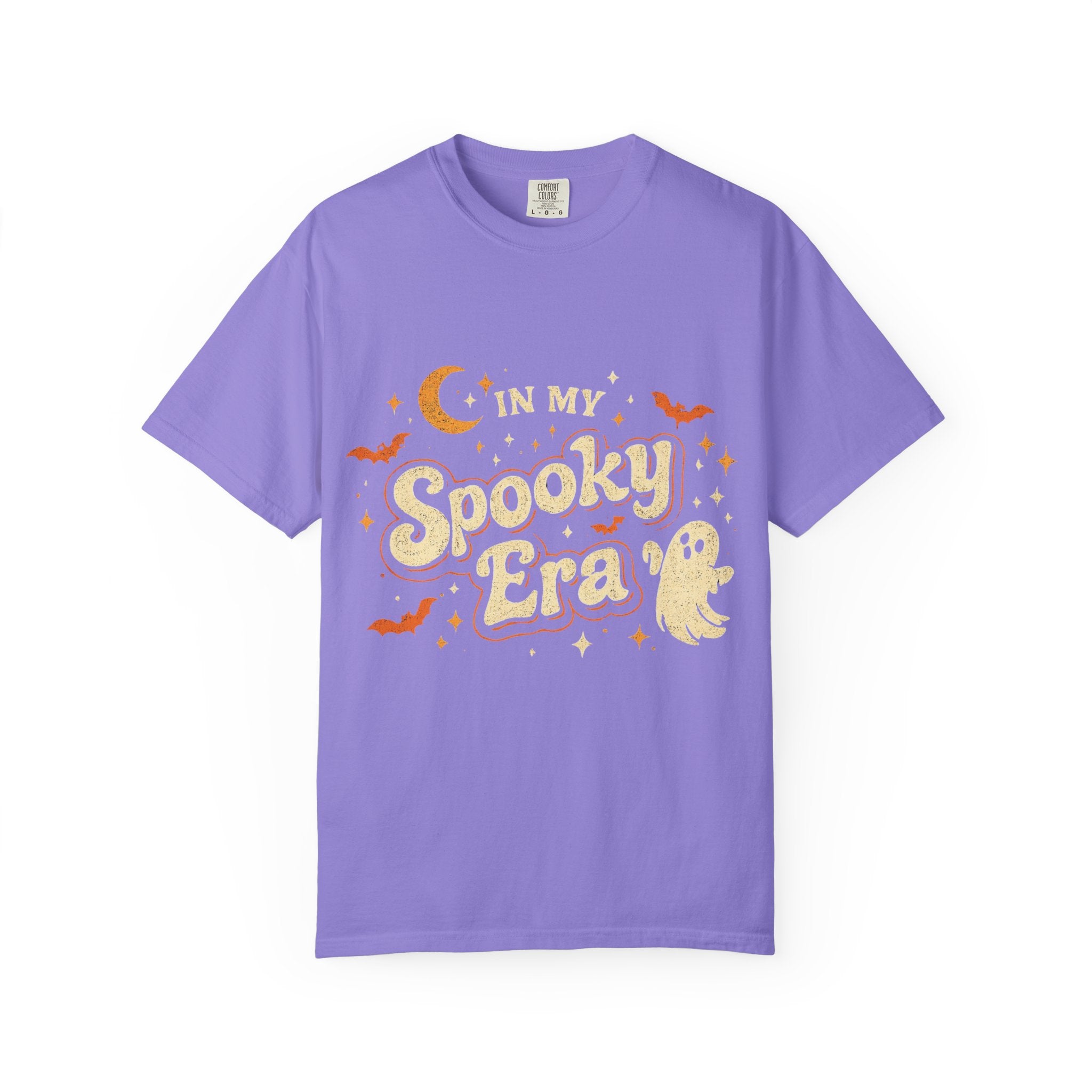 In My Spooky Era Retro Halloween T-Shirt | Cute Ghost Fall Graphic Tee | Vintage Halloween Shirt b