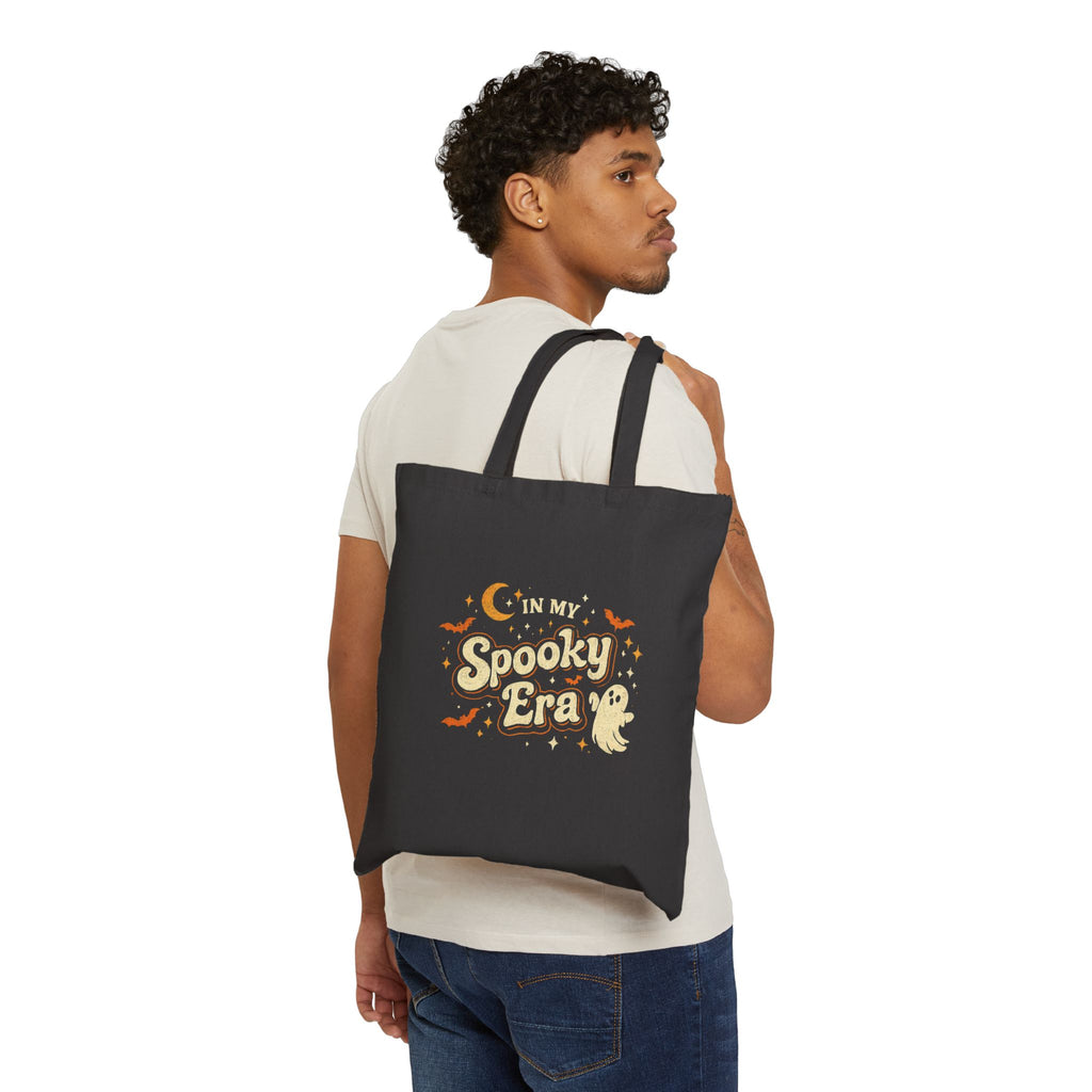In My Spooky Era Canvas Tote Bag | Halloween Tote Bag | Cute Ghost Fall Bag | Reusable Shopping Tote | Autumn Gift