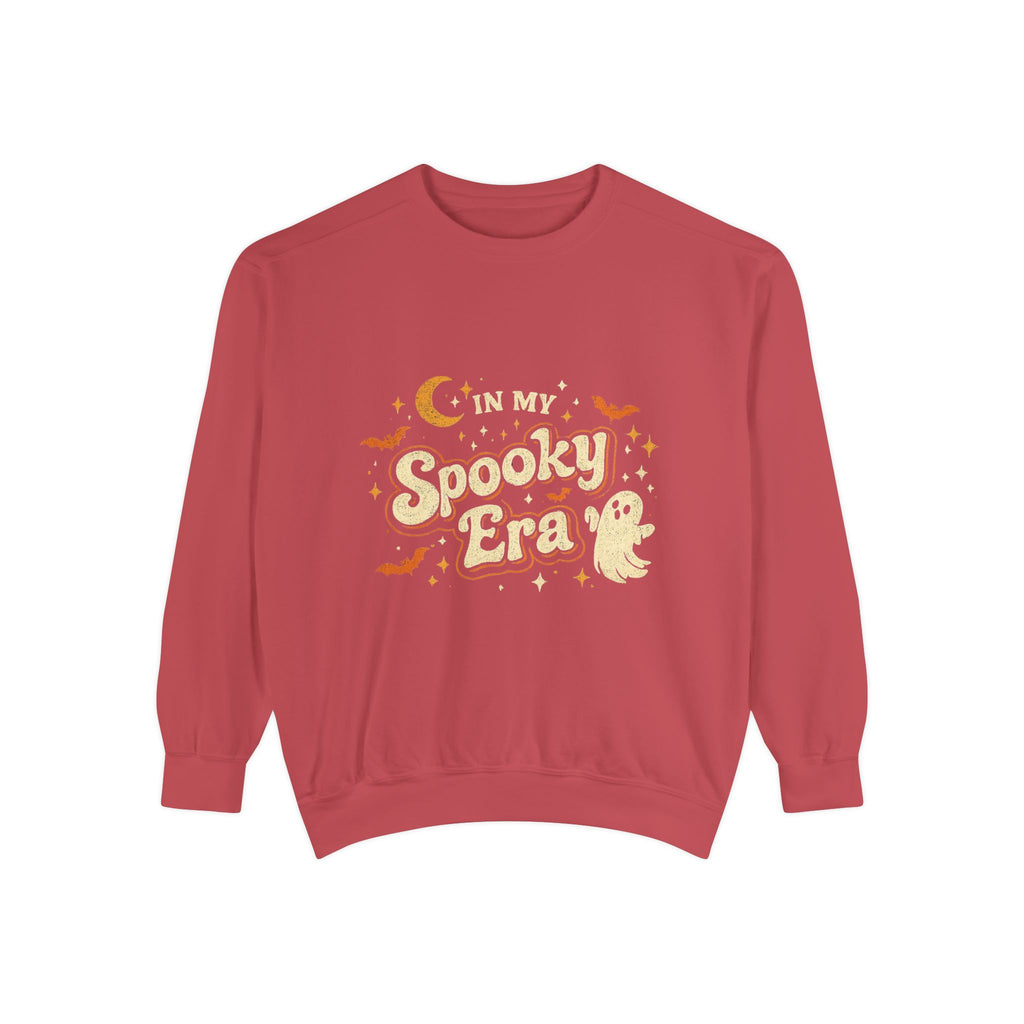 In My Spooky Era Crewneck Sweatshirt — Cute Ghost Halloween Sweatshirt | Vintage Fall Graphic Pullover | Cozy Autumn Sweatshirt
