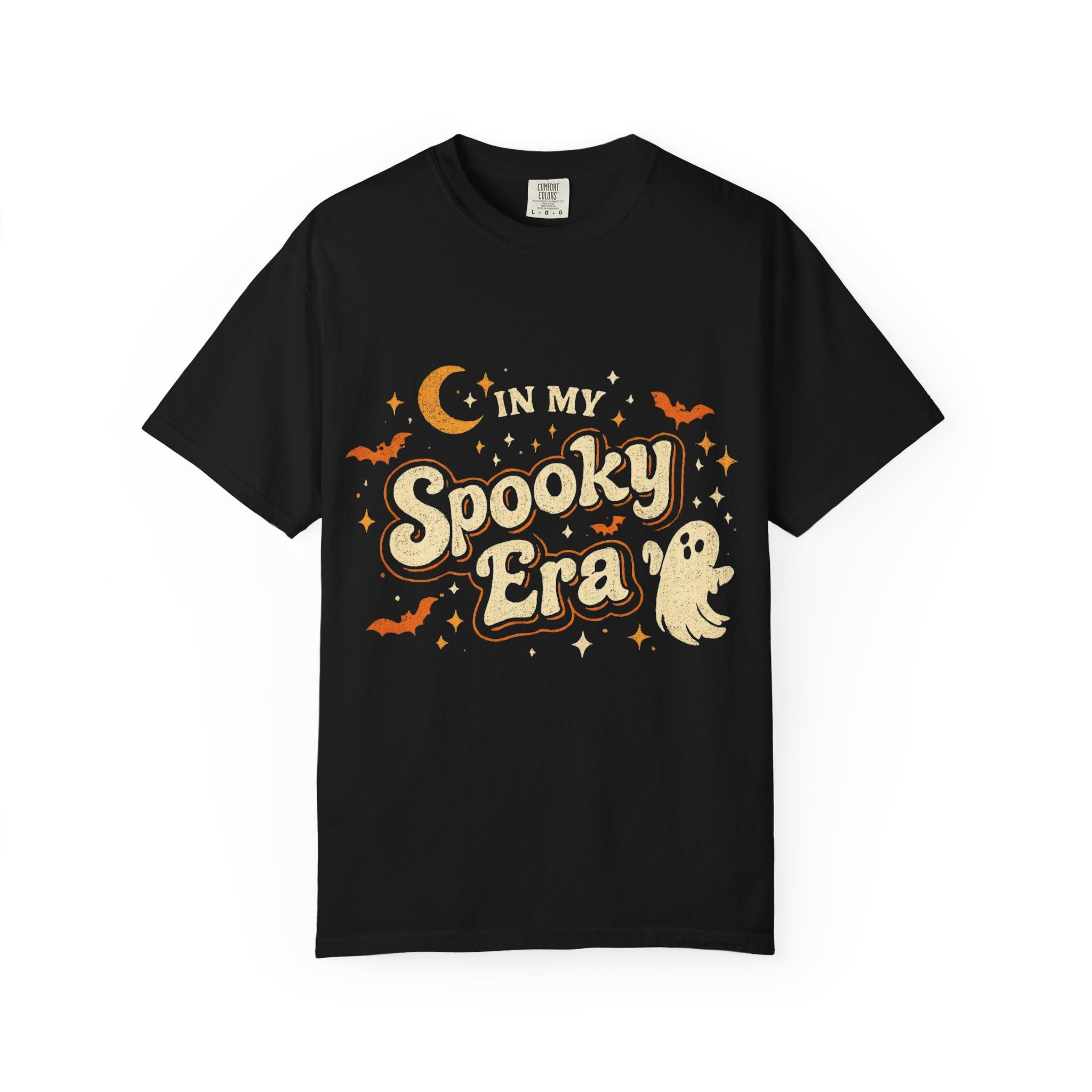 In My Spooky Era Retro Halloween T-Shirt | Cute Ghost Fall Graphic Tee | Vintage Halloween Shirt b