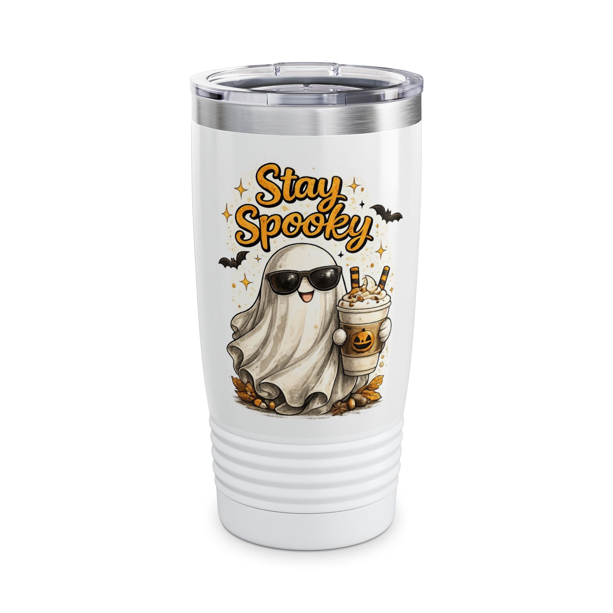 Stay Spooky Ghost Tumbler — 20oz Halloween Travel Cup