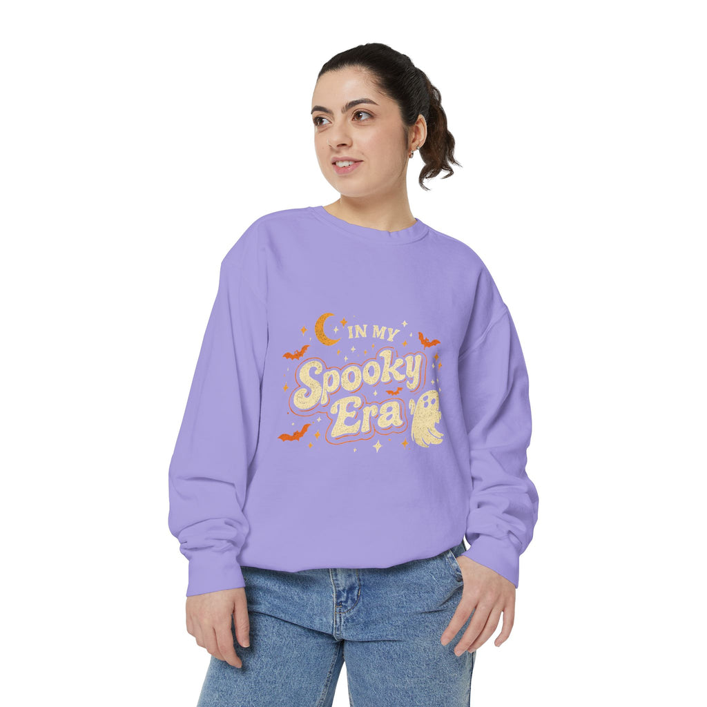 In My Spooky Era Crewneck Sweatshirt — Cute Ghost Halloween Sweatshirt | Vintage Fall Graphic Pullover | Cozy Autumn Sweatshirt