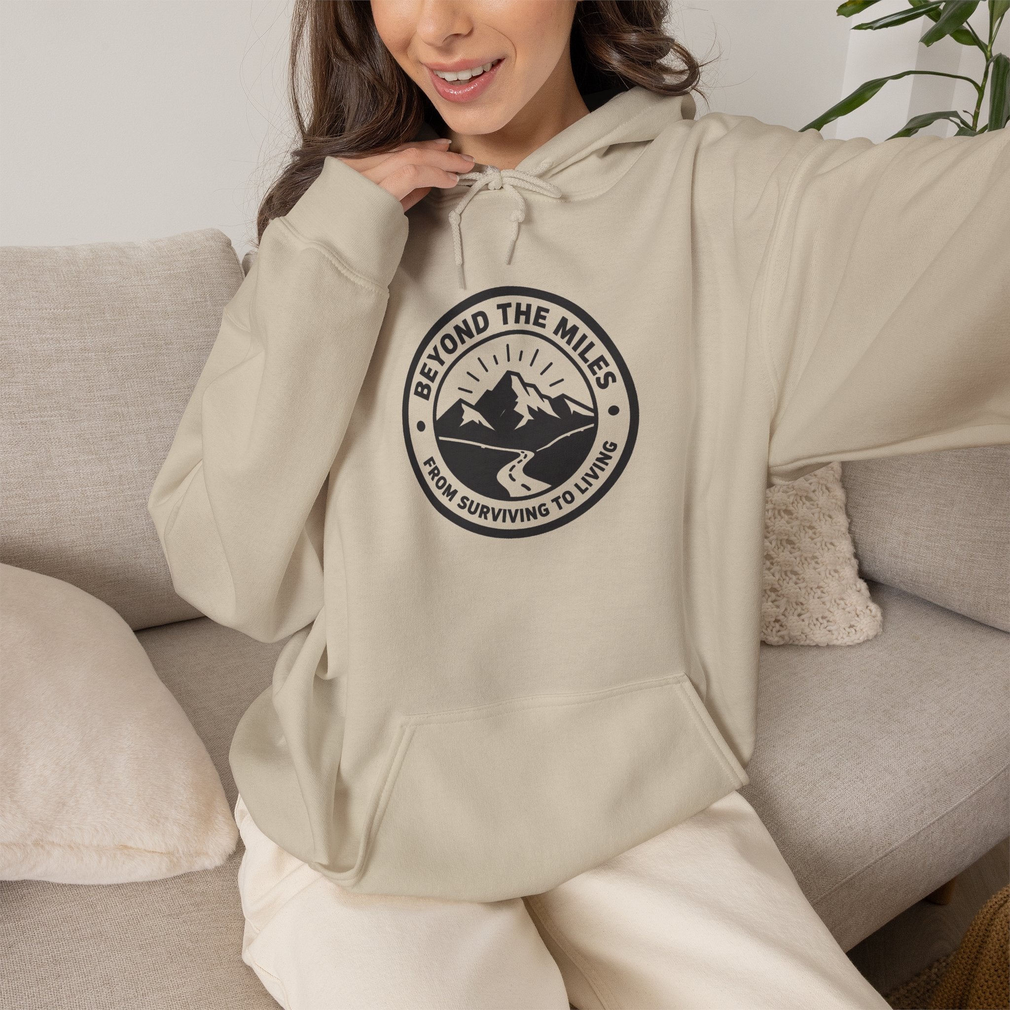 Beyond The Miles™ “Stop Surviving, Start Living” Premium Hoodie