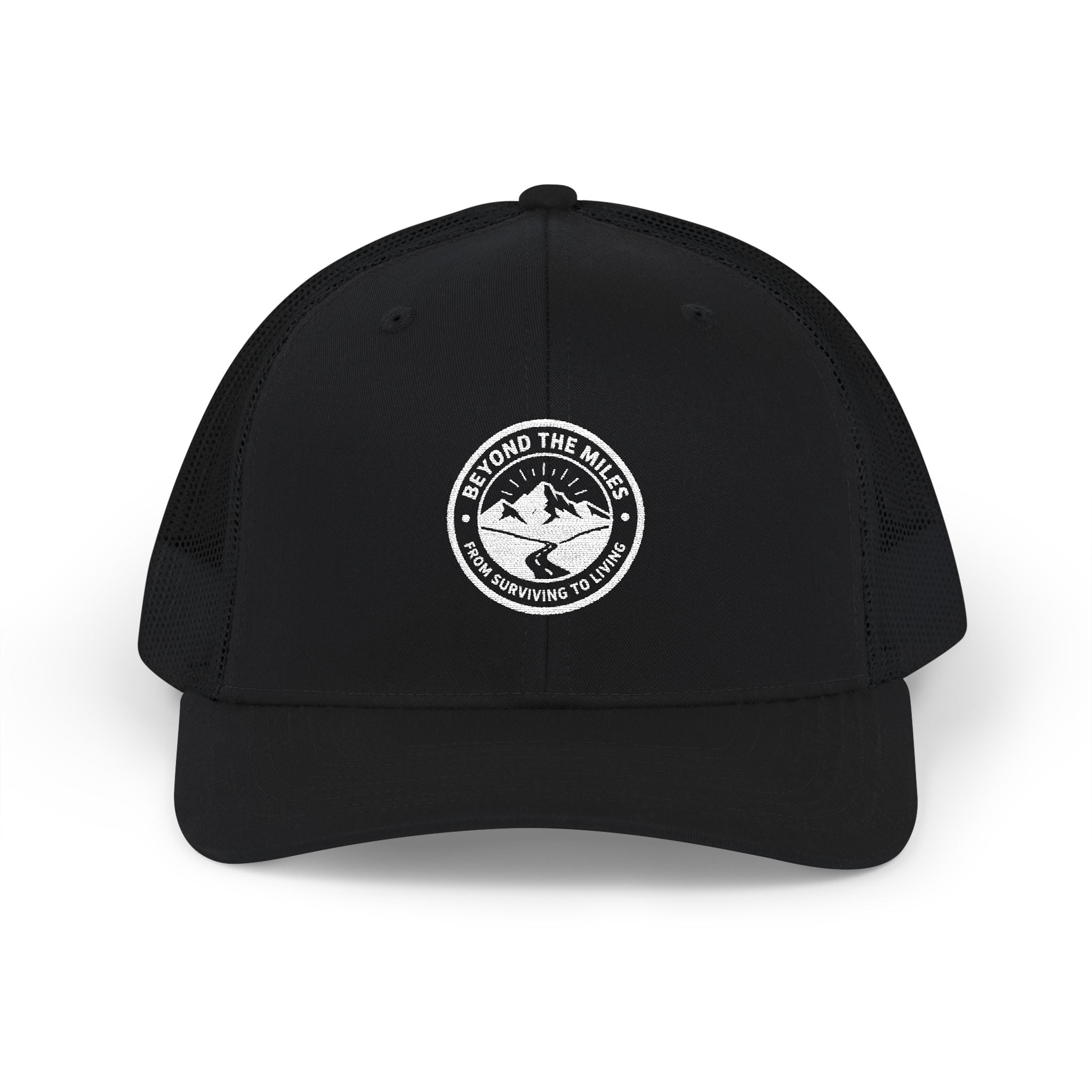 Beyond The Miles Premium Truckers Cap - Horizon Patch Edition