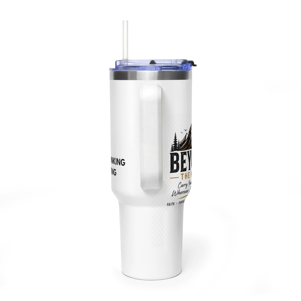 Beyond The Miles Insulated Travel Tumbler (40oz) - "Start Acting" Edition