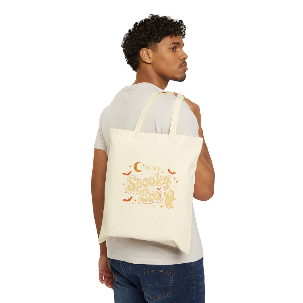 In My Spooky Era Canvas Tote Bag | Halloween Tote Bag | Cute Ghost Fall Bag | Reusable Shopping Tote | Autumn Gift