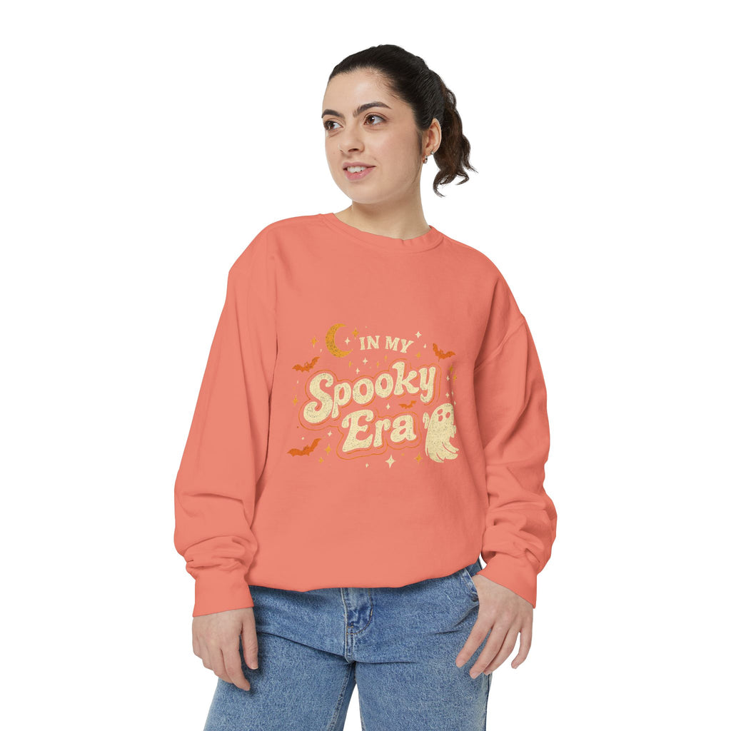 In My Spooky Era Crewneck Sweatshirt — Cute Ghost Halloween Sweatshirt | Vintage Fall Graphic Pullover | Cozy Autumn Sweatshirt