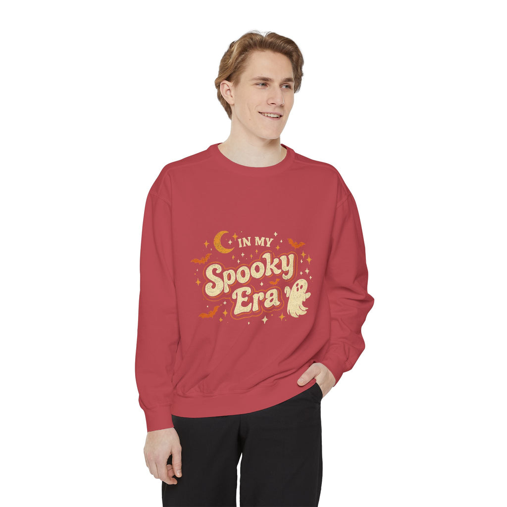 In My Spooky Era Crewneck Sweatshirt — Cute Ghost Halloween Sweatshirt | Vintage Fall Graphic Pullover | Cozy Autumn Sweatshirt